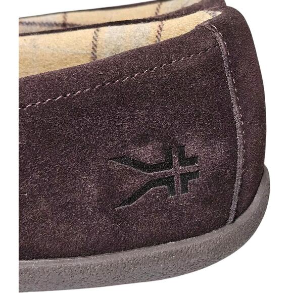 Kuru Loft Suede Shoes Brown Comfort Slip-On Moccasin House Slippers Mens 10 Med - Picture 10 of 14